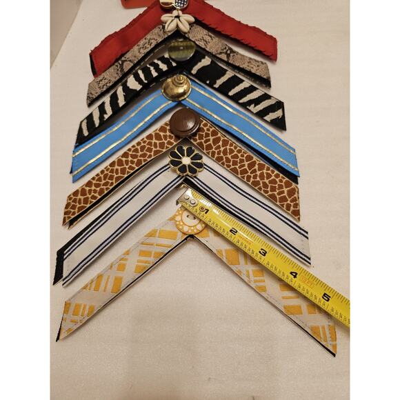 Switchflops Straps Lindsay Phillips Sz M Animal‎ Print Patriotic Shell Lot Of 8 - Picture 6 of 7